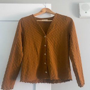 Madewell button front cardigan